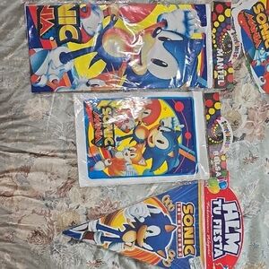 Sonic the Hedgehog Party Decorations - Blue & Yellow